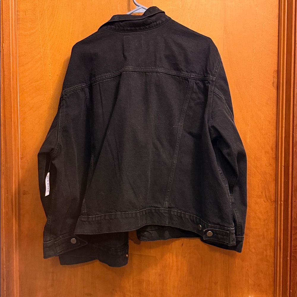 Old Navy Black Denim Jacket - Picture 4 of 5